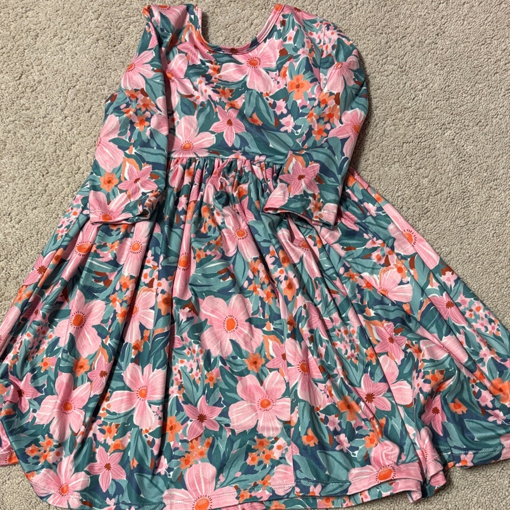 Mila & Rose 3/4 Sleeve Length Twirl Dress